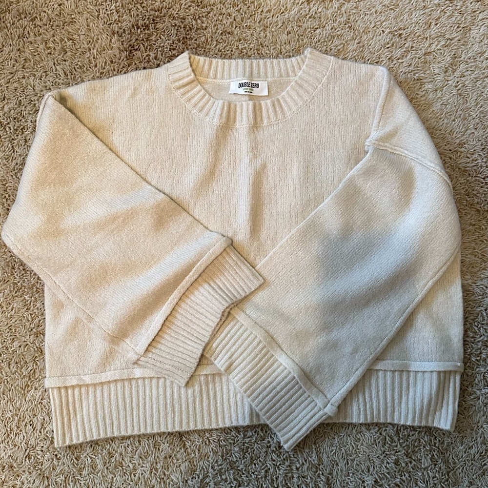 Double ZERO Women's Cream Sweater